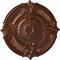 Ekena Millwork Attica Acanthus Leaf Ceiling Medallion (Canopies up to 4 5/8"), 53 1/2"OD x 3 1/2"P, Copper Penny CM53ATCPS - alternate 1